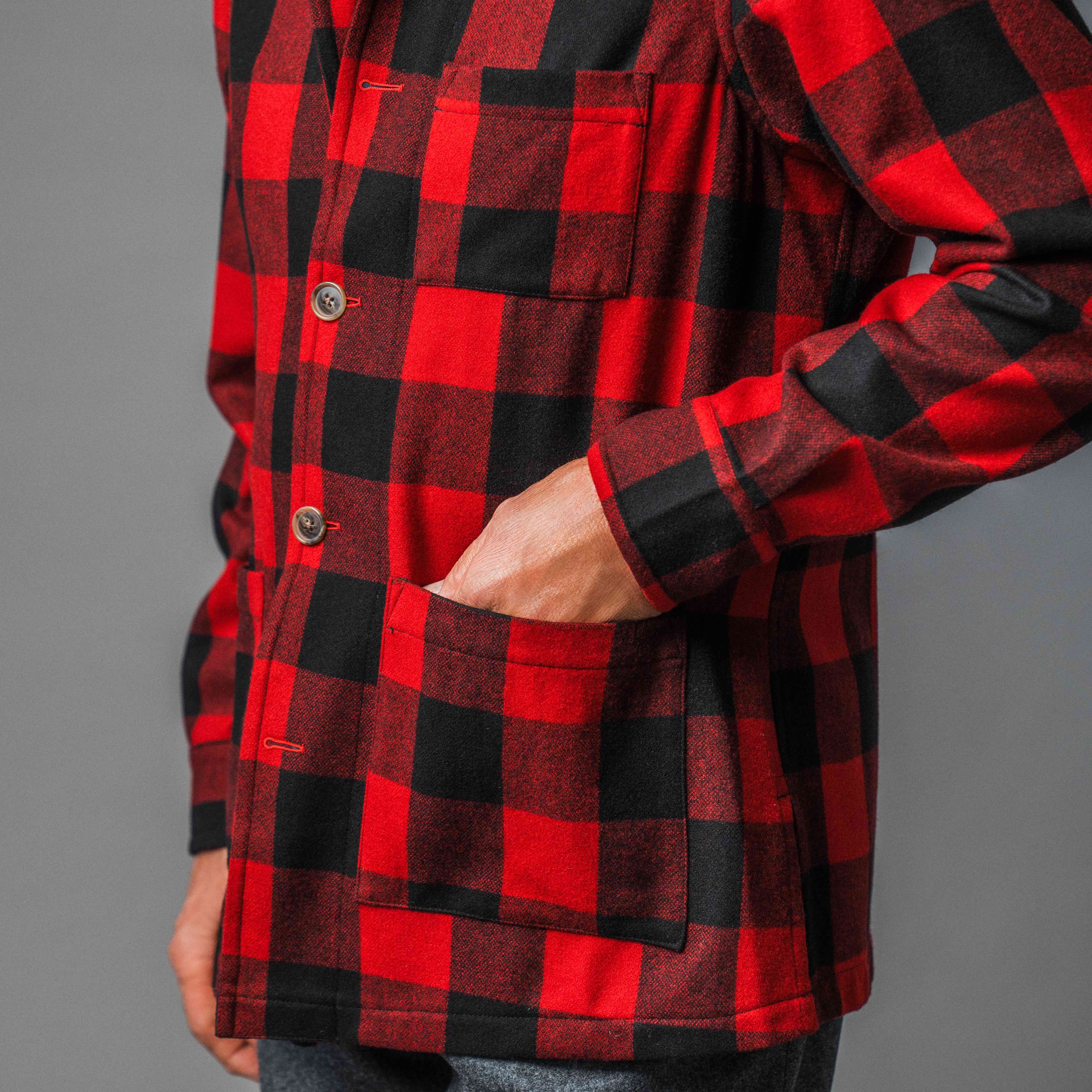 Buffalo Check Chore Coat, Lumberjack Red
