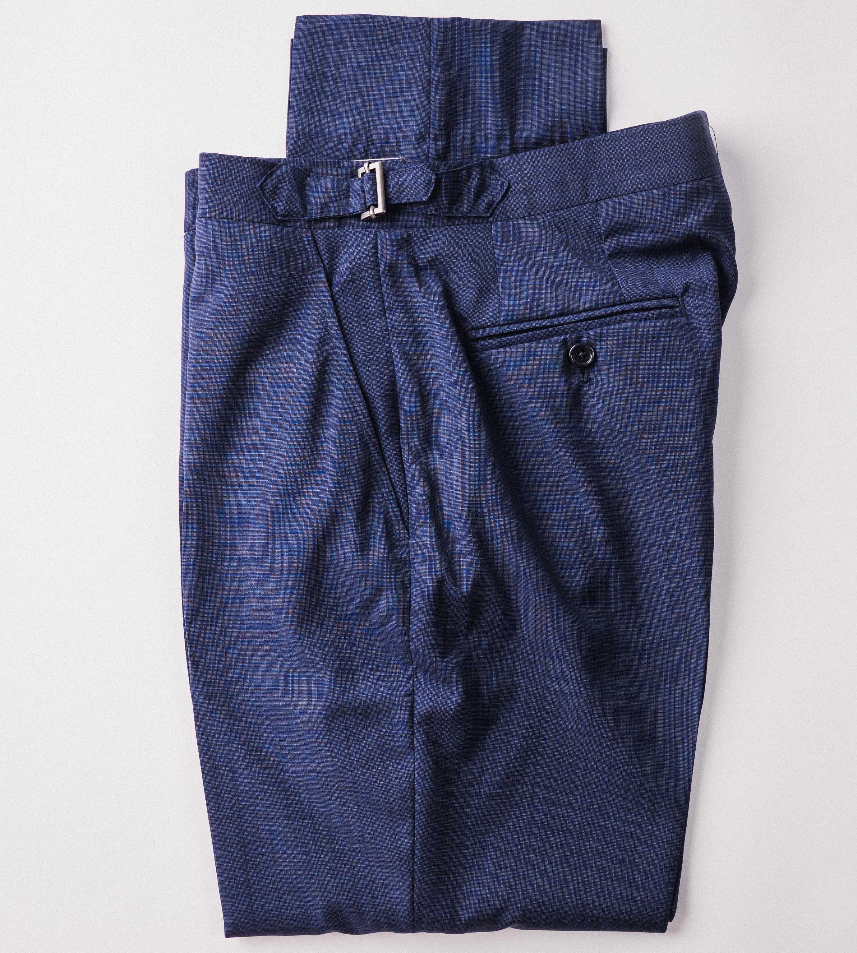 Electric Navy Super 130s Wool Dress Trouser, Limited Edition