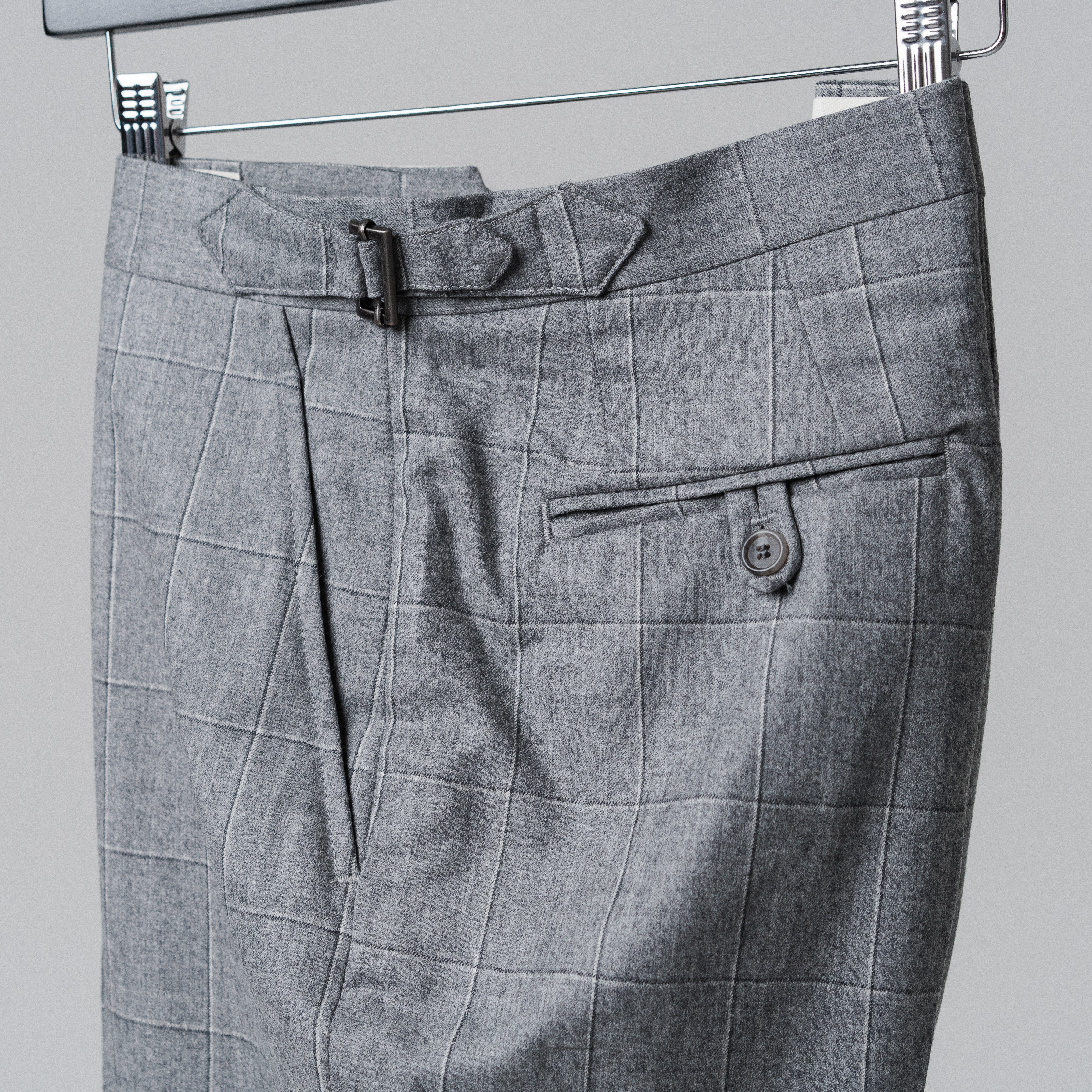 Super 120s Winter Plaid, Grey