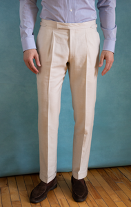 Limited Edition Linen Dress Trouser, Cream