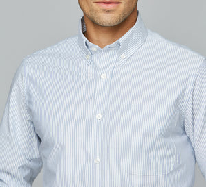 Stripe Oxford Shirt, Blue