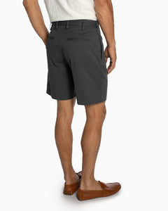 Cotton Stretch Shorts, Charcoal