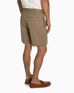 Cotton Stretch Shorts, Khaki